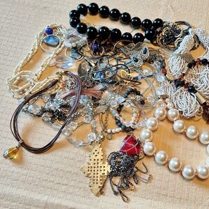Mystery Vintage to Modern Wearable Jewelry Lot Grab Bag SALE, w/Name Brands